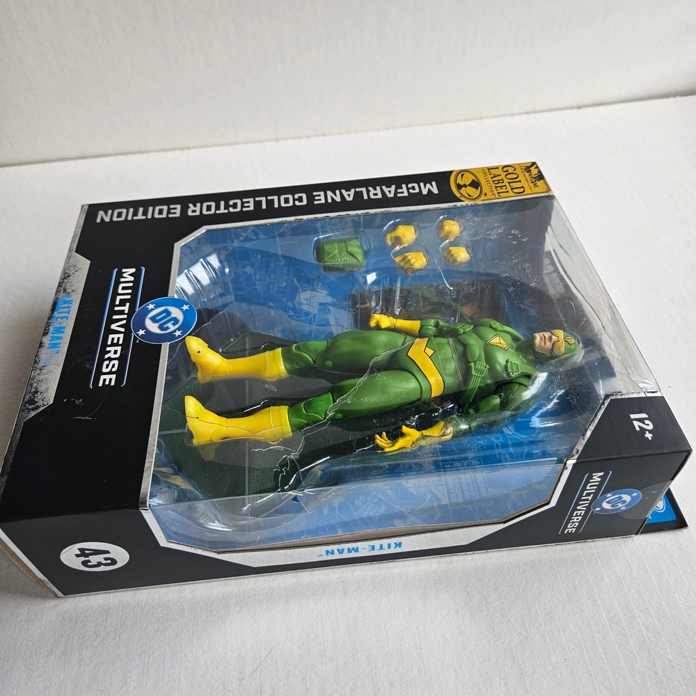 McFarlane DC Multiverse Kite-Man Gold Label Collector Edition #43 Batman Rogues - Picture 3 of 7